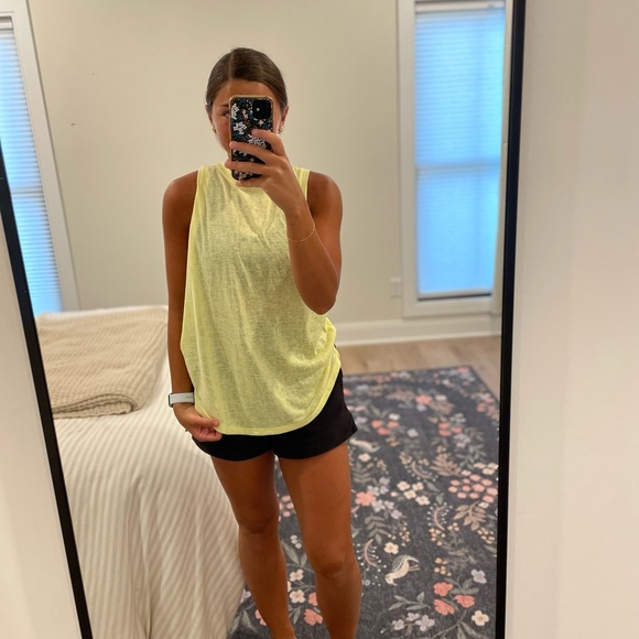 Athleta Tops - Athleta Light Yellow Tank Top